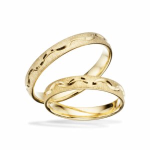 Scrouples vielsesringe H66 - 8 kt. guld - 3,5 mm