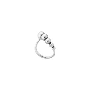 Georg Jensen Moonlight Grape ring - sølv - 5 druer i linje