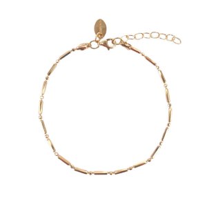 Aqua Dulce Malena armbånd - forgyldt sølv