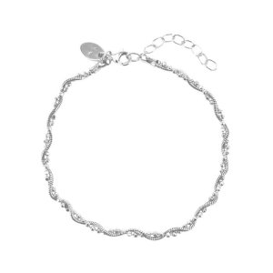 Aqua Dulce Marianna armbånd - sølv