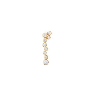 Georg Jensen Signature Diamonds ørering venstre - Guld - 0,31 ct.