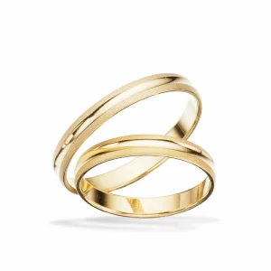 Scrouples vielsesringe H62 - 8 kt. guld - 3 mm
