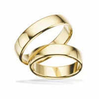 Scrouples vielsesringe H36 - 8 kt. guld - 5 mm