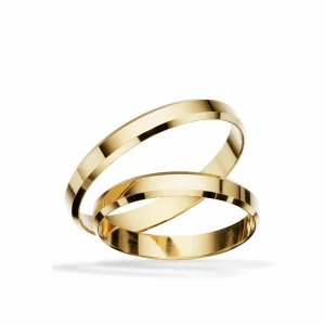 Scrouples vielsesringe H10 – 8 kt. guld – 3 mm