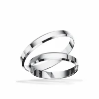 Scrouples vielsesringe H10 – 8 kt. guld – 3 mm - Image 2