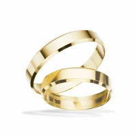 Scrouples vielsesringe H11 – 8 kt. guld – 4 mm