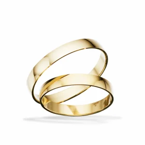 Scrouples vielsesringe H14 - 8 kt. guld - 3 mm