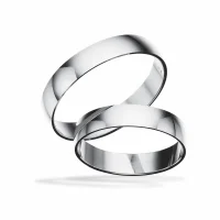 Scrouples vielsesringe H15 - 8 kt. guld - 4 mm - Image 2