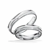 Scrouples vielsesringe H24 - 8 kt. guld - 4 mm - Image 2