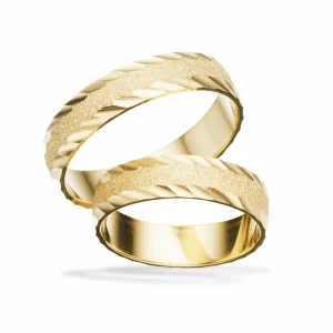 Scrouples vielsesringe H29 - 8 kt. guld - 5 mm