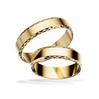 Scrouples vielsesringe H32 - 8 kt. guld - 5 mm