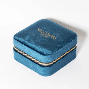 Sif Jakobs Jewellery Travel Box Piccolo Blue smykkeskrin