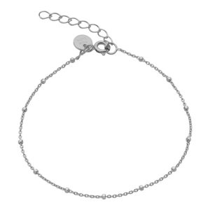Aqua Dulce Dee Dot armbånd - sølv