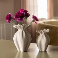 Specktrum Nellie Vase – Keramik Sand – Medium - Image 2