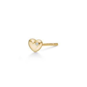 Ro Copenhagen Symbols My Heart ørestik 1 stk. - 18kt Rødguld