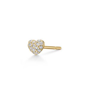 Ro Copenhagen Symbols My Heart Diamant ørestik 1 stk. - 18kt Rødguld