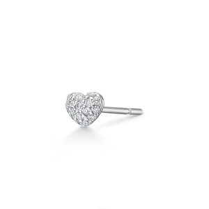 Ro Copenhagen Symbols My Heart Diamant ørestik 1 stk. - 18kt Hvidguld