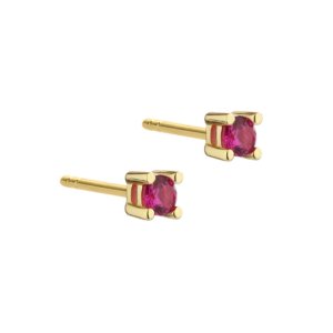 Aqua Dulce Mini Kaya Pink Ørestikker - Forgyldt Sølv