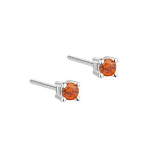 Aqua Dulce Mini Kaya Orange Ørestikker - Sølv