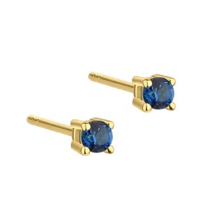 Aqua Dulce Big Kaya Dark Blue Ørestikker - Forgyldt Sølv
