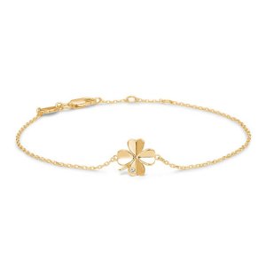 Mads Z Clover armbånd - guld