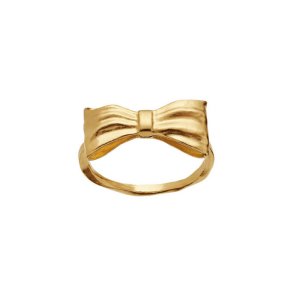 Maanesten Satin ring - forgyldt sølv
