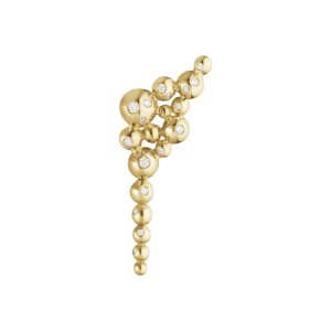Georg Jensen Moonlight Grapes Ear Cuff Right ørering - Guld - 0,11 ct.