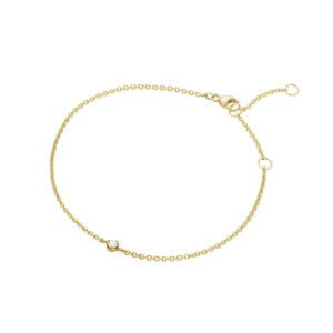 Georg Jensen Signature Diamond armbånd - Guld - 0,05 ct.