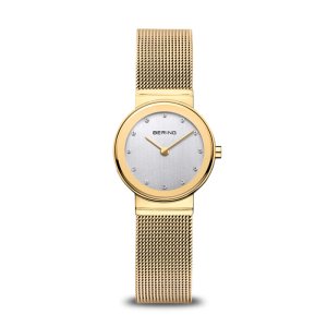 Bering Classic dameur i guldfarvet poleret stål 26 mm