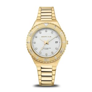 Bering Classic dameur i børstet/poleret stål doublé 36 mm
