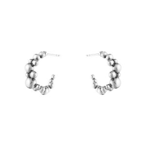 Georg Jensen Grape Earhoops - Sølv