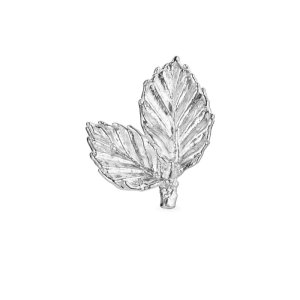 Flora Danica Bøgeblad Pin - sølv