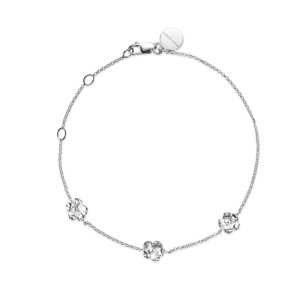 Flora Danica Forglemmigej armbånd - sølv