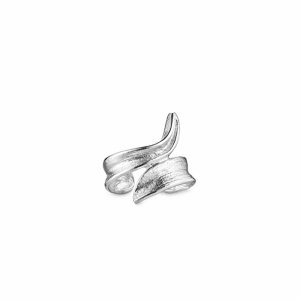 Flora Danica Græs Earcuff - sølv