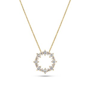 Sif Jakobs Brina halskæde - guld - 0,81 CT lab-grown diamanter