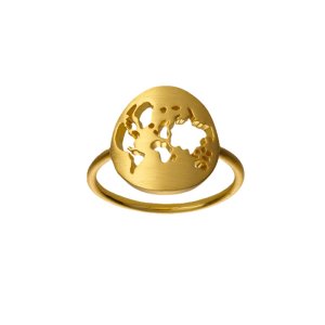 ByBiehl Beautiful World ring - Forgyldt sølv