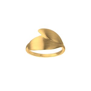 ByBiehl Olive ring str. 56 - Forgyldt sølv