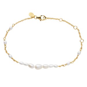 ByBiehl Aura armbånd - Forgyldt sølv