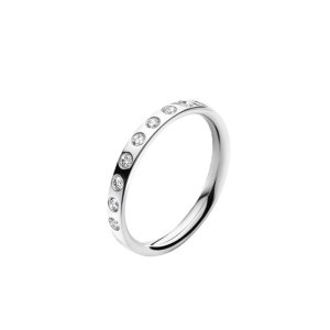 Georg Jensen Magic ring m. 0,18 ct. - Hvidguld