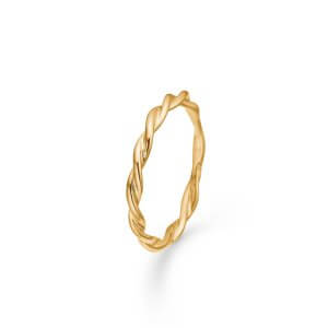 Mads Z Poetry Twist ring - 14 kt guld