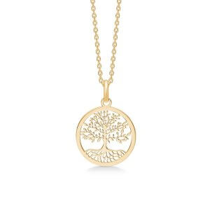 Mads Z Tree of Life halskæde - 8 kt guld