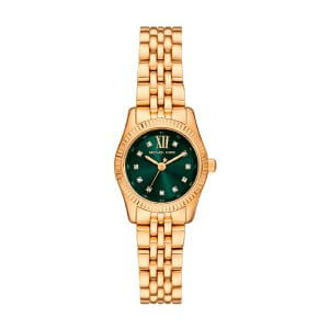 Michael Kors PETITE LEXINGTON – Dameur i doublé m. grøn skive 26mm