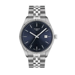 Tissot BALLADE – Herreur i bicolor stål m. blå skive 40mm