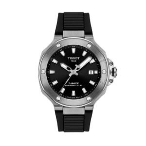 Tissot T-RACE Powermatic 80 - Herreur i stål m. sort gummirem 41mm