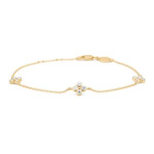 Mads Z Sophias Bloom armbånd - guld - 0,24 ct