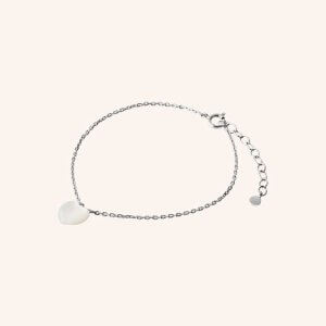 Pernille Corydon Ocean Heart armbånd - sølv