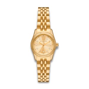 Michael Kors PETITE LEXINGTON – Dameur i doublé m. guld skive 26mm