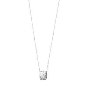 Georg Jensen Fusion halskæde - Hvidguld - 0,05 ct