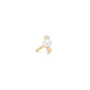 Ro Copenhagen WWF X RO Orbit Dot perleørering S 1 stk.- 18kt Rødguld
