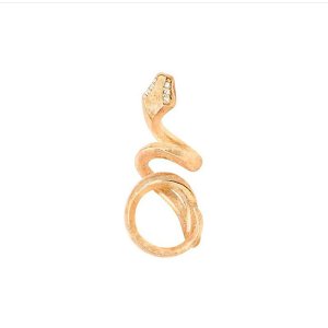 OLE LYNGGAARD COPENHAGEN Snakes lås m. 0,44 CT TW VS - 18kt Rødguld